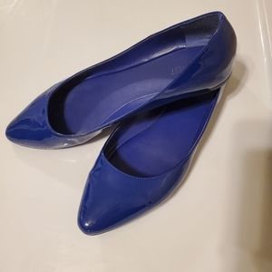 Ninewest patent leather point toe flats
